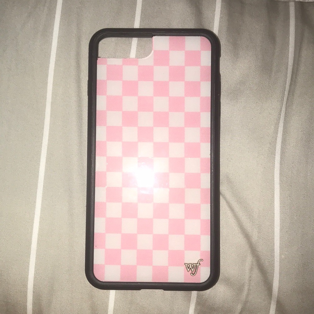 Wildflower Pink Checkered IPhone 6/7/8 +Plus Case